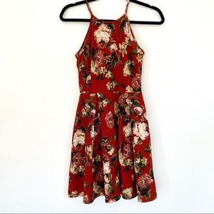 Soprano Floral Dress | Red | Size: Small